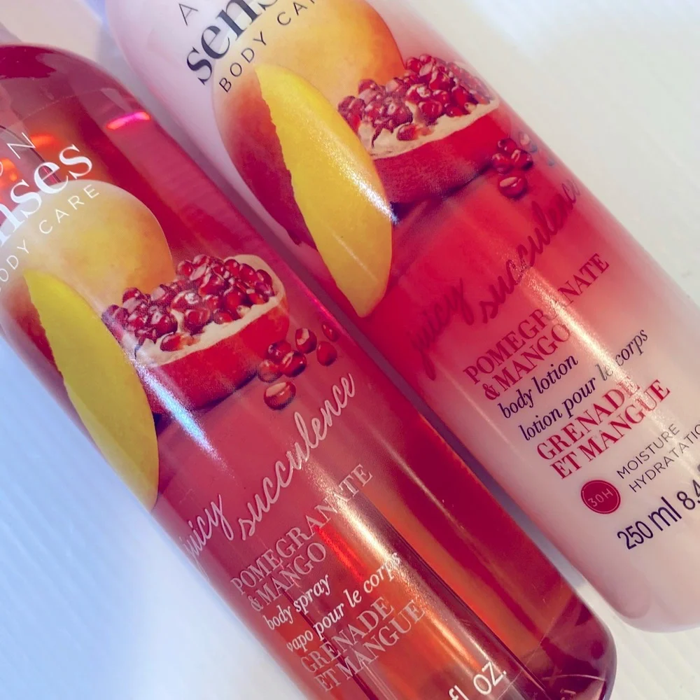 Avon Bath Set Body Care Juicy Succulence Bath & Body Pink Fruit Floral Fragrance